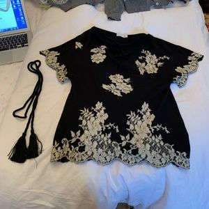 Cashmere Valentino Lace Over